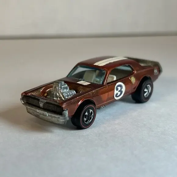 Hot Wheels Redline Orange 1969 Nitty Gritty Kitty Near MInt Condition